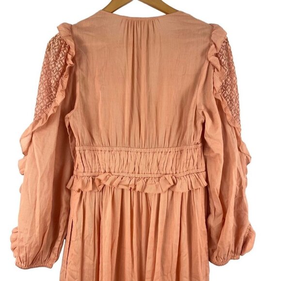 Ulla Johnson Dress Midi Long Sleeve Fall Boho Sheila Sz 4 - Picture 12 of 14